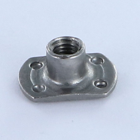 1 x Ecrou cylindrique à souder Bossage extérieur M6 19X11 hauteur 7.8 Acier brut