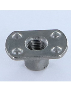 Ecrou cylindrique à souder Bossage extérieur M6 19X11... 2