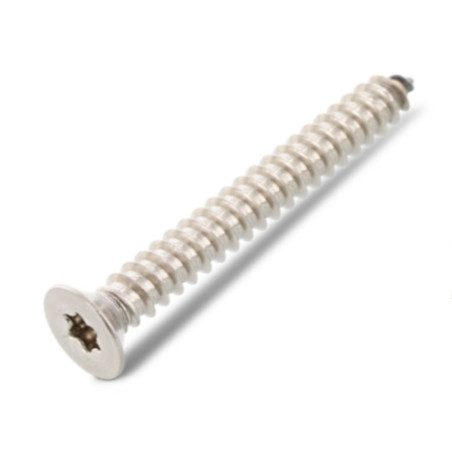 1 x Vis tôle Tête fraisée 2.9X38 TORX T10 Inox A4