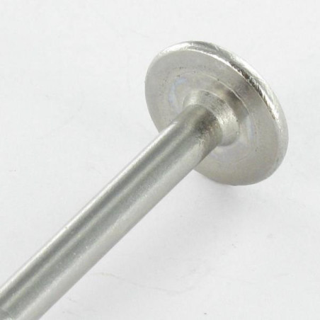 1 x Vis charpente tête disque Inox A2 4.5X25 Filetée sur 18 TORX T20 Diamètre de tête: 13