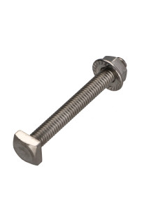 Boite de 50 T.CAR 6X50 +50 Ecrou Cranté M6 Inox A2
