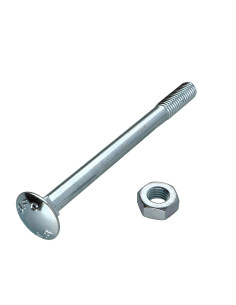 TRCC JAPY tête ronde collet carré M10X120 Filetage...