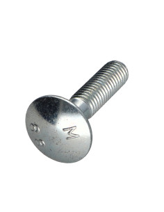 TRCC JAPY tête ronde collet carré M8X35 Filetage partiel...