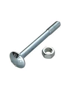 TRCC JAPY tête ronde collet carré M8X80 Filetée sur 22...