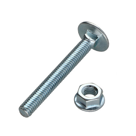 1 x Boite de 50 T.CAR 6X50 + 50 Ecrou Cranté Acier zingué