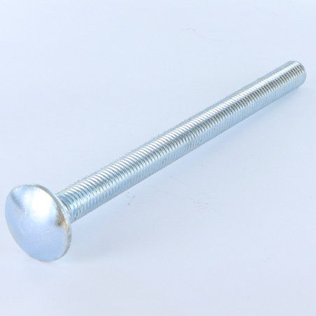 1 x TRCC JAPY tête ronde collet carré M10X55 Filetage total Acier zingué