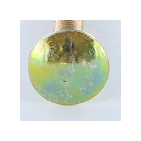 1 x TRCC JAPY tête ronde collet carré M8X50 Filetage total Bichromaté