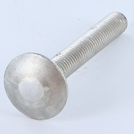 1 x TRCC JAPY tête ronde collet carré M6X45 Filetage total Aluminium