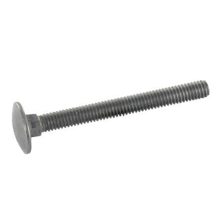 1 x TRCC JAPY tête ronde collet carré M8X80 Filetage total Acier brut