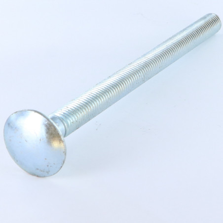 1 x TRCC JAPY tête ronde collet carré M12X150 Filetage total Acier zingué