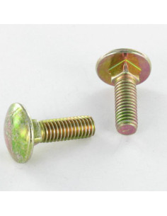 TRCC JAPY tête ronde collet carré M8X70 Filetage total...