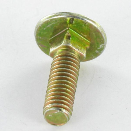 1 x TRCC JAPY tête ronde collet carré M8X70 Filetage total Bichromaté
