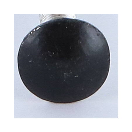 1 x TRCC JAPY tête ronde collet carré M7X65 Pas de 100 Filetage total Aluminium RAL9005 noir foncé 30%