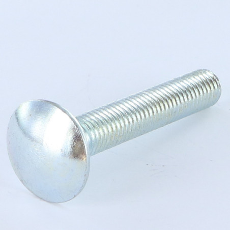 1 x TRCC JAPY tête ronde collet carré M10X45 Filetage total Classe 8.8 Acier zingué
