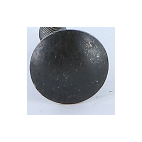 1 x TRCC JAPY tête ronde collet carré M5X20 Filetage total Acier zingué noir