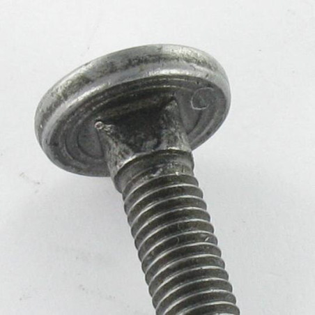 1 x Vis Tête plate Collet carré M8X25 Filetage total Classe 8.8 Acier zingué