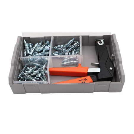 Coffret pince et chevilles pour plaque de plâtre