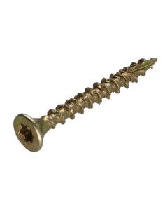 Vis bois TEKOR Tête fraisée Cranté 4X35 Filetage total...