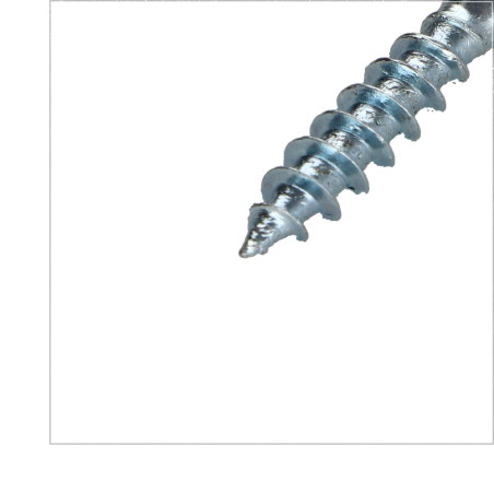 1 x VBA Vis bois agglo Tête fraisée Pozi N°1 3X15 Filetage total Acier zingué microvis