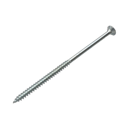 1 x VBA Vis bois agglo Tête fraisée TORX T30 6X130 Filetée sur 70 Acier zingué