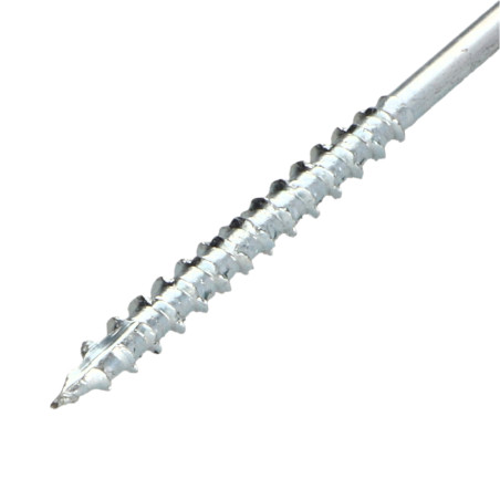 1 x VBA Vis bois agglo Tête fraisée TORX T25 4.5X60 Filetée sur 36 Acier zingué