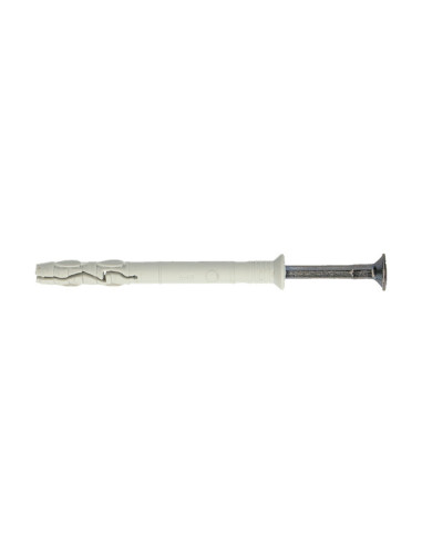 1 x Cheville Tête fraisée à clou Acier zingué 6X60
