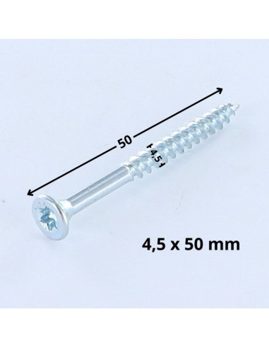 1 x VBA Vis bois agglo Tête fraisée TORX T25...