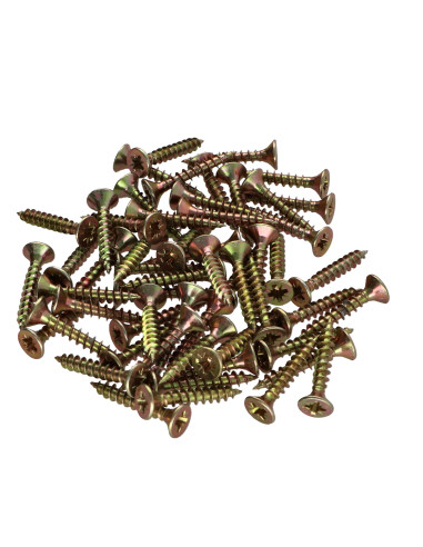 1 x Sachet 56 Pièces VBA Vis bois agglo Tête...