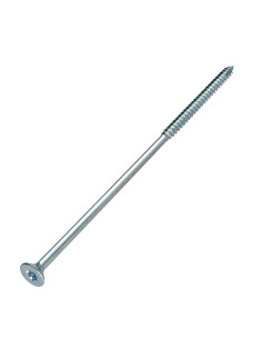 Vis bois TEKOR Tête fraisée Cranté 6X160 Filetée sur 70...