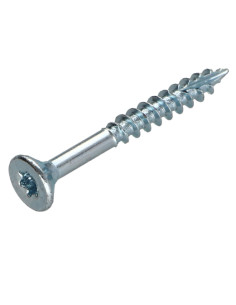 Vis bois TEKOR Tête fraisée Cranté 4X35 Filetée sur 21...