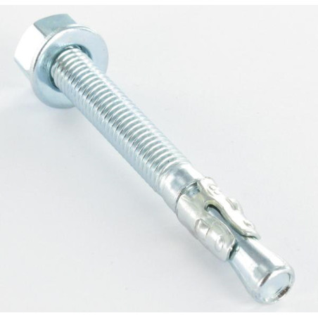 1 x Goujon Ancrage M8X75 Acier zingué