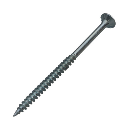 1 x Vis bois TEKOR Tête fraisée Cranté 4.5X70 Filetée sur 42 TORX T20 Acier zingué Pointe antifendage type 17