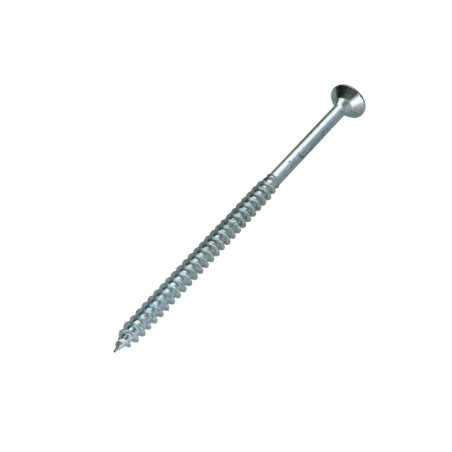 1 x VBA Vis bois agglo Tête fraisée Pozi N°2 5X120 Filetage partiel Acier zingué