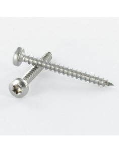 VBA Vis bois agglo Tête ronde TR 5X20 TORX T25 Acier zingué