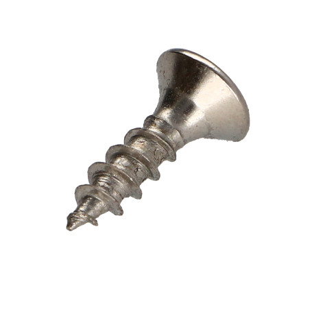 1 x VBA Vis bois agglo Tête fraisée Pozi N°2 4X16 Filetage total Acier nickelé