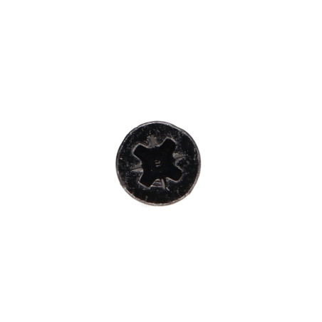 1 x VBA Vis bois agglo Tête fraisée Pozi N°2 4X17 Filetage total Acier zingué noir