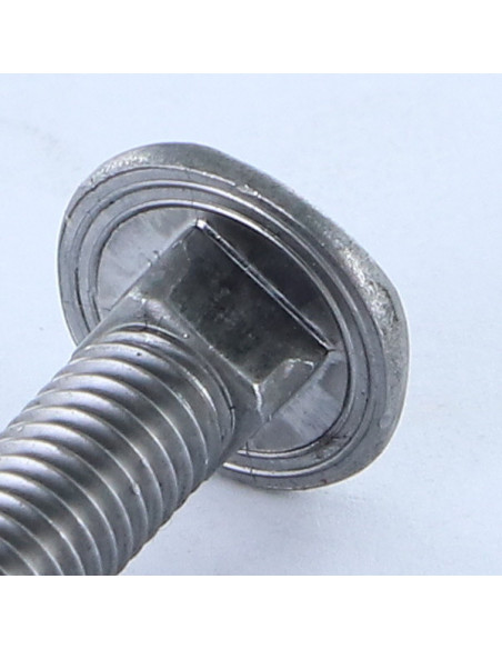 1 x TRCC JAPY tête ronde collet carré Tête DIAMANT M8X60 Acier brut