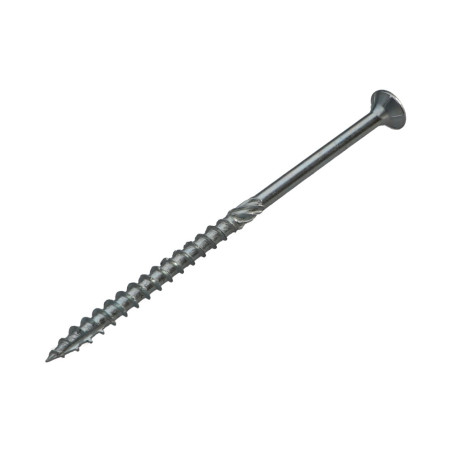1 x VBA Vis bois agglo Tête fraisée TORX T30 6X100 Filetée sur 60 Acier zingué