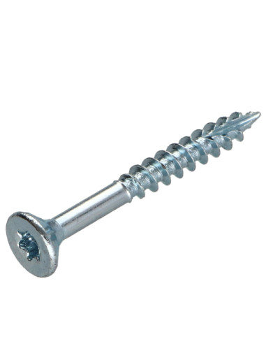 1 x Vis bois TEKOR Tête fraisée Cranté 4X45...