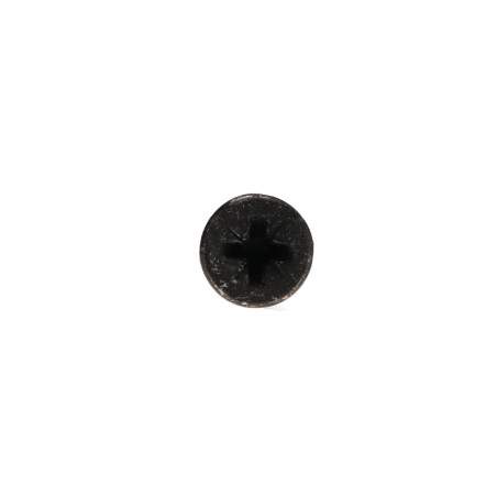 1 x VBA Vis bois agglo Tête fraisée Pozi N°2 5X80 Filetage partiel Acier zingué noir