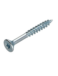 Vis bois TEKOR Tête fraisée Cranté 4X40 Filetée sur 24...