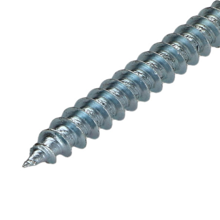 1 x VBA Vis bois agglo Tête fraisée Pozi N°2 5X90 Filetage partiel Acier zingué