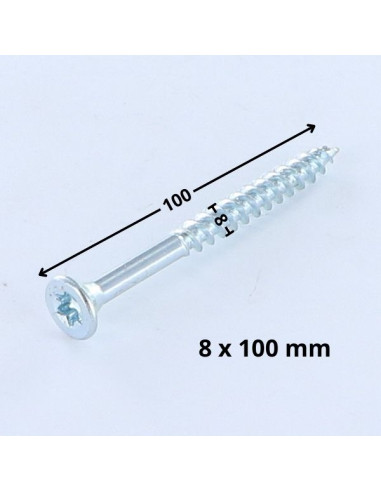 1 x VBA Vis bois agglo Tête fraisée TORX T40...