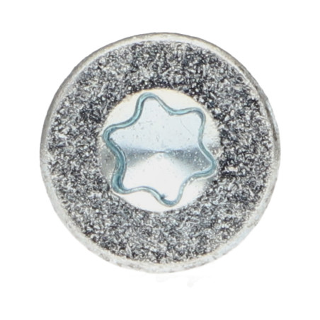 1 x Vis charpente TEKOR Tête fraisée Cranté TORX T25 5X100 Filetée sur 60 Pointe antifendage type 17 Acier zingué