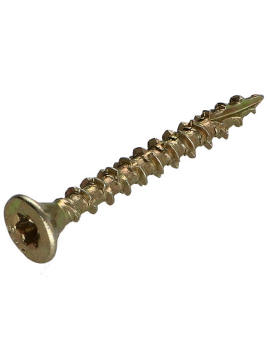 1 x Vis bois TEKOR Tête fraisée Cranté 4X45...