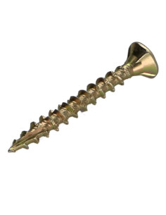 Vis bois TEKOR Tête fraisée Cranté 4X45 Filetée sur 27... 2