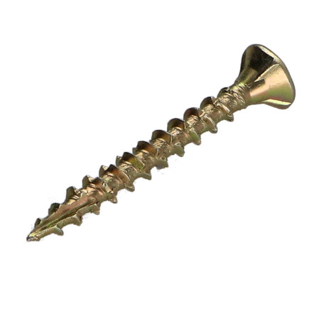 1 x Vis bois TEKOR Tête fraisée Cranté 4X45 Filetée sur 27 TORX T20 ZBCR3+ Pointe antifendage type 17