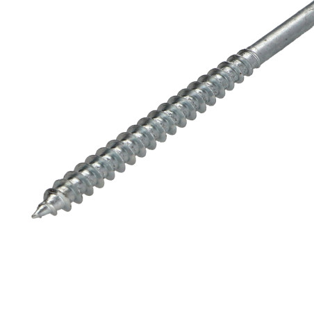 1 x VBA Vis bois agglo Tête fraisée Pozi N°2 5X100 Filetage partiel Acier zingué