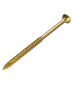 Vis bois TEKOR Tête fraisée Cranté 4X70 Filetée sur 42... 2