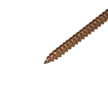 1 x VBA Vis bois agglo Tête fraisée Pozi N°2 4.5X45 Filetage total Bichromaté